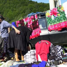 Femmes au tapis - Maramures - Roumanie © Arnaud Galy
